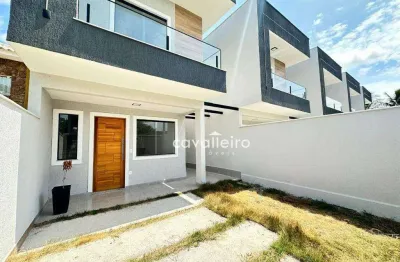 Casa com 2 dormitórios à venda, 80 m² - itaipuaçu - maricá/rj