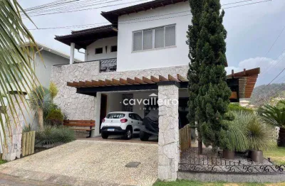 Casa mobiliada, 4 quartos - piscina, sauna, jacuzzi, área gourmet - cond. bosque de itapeba, maricá