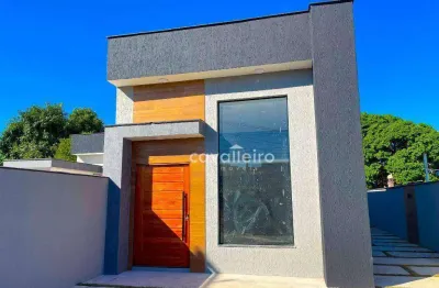 Casa com 3 dormitórios à venda, 105 m² - jardim atlântico oeste (itaipuaçu) - maricá/rj