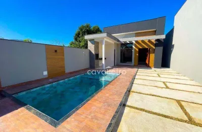 Casa com 3 dormitórios à venda, 165 m² - jardim atlântico oeste (itaipuaçu) - maricá/rj