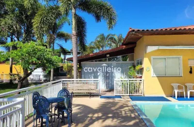 Casa com 3 dormitórios à venda, 280 m² por r$ 2.500.000,00 - são josé de imbassai - maricá/rj