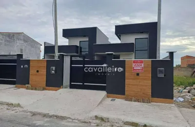 Casa com 3 dormitórios à venda, 99 m² por r$ 600.000,00 - cordeirinho (ponta negra) - maricá/rj