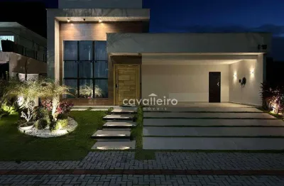 Casa com 3 dormitórios à venda, 195 m² por r$ 1.200.000,00 - alphaville maricá 1 - maricá/rj
