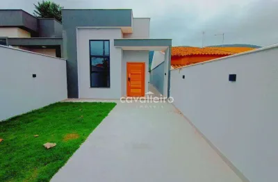 Casa com 3 dormitórios à venda, 109 m² por - barroco (itaipuaçu) - maricá/rj