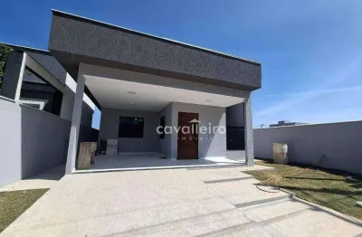 Casa em estilo contemporâneo no condomínio dom village - maricá