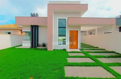 Casa com 3 dormitórios à venda, 111 m² - jardim atlântico leste (itaipuaçu) - maricá/rj