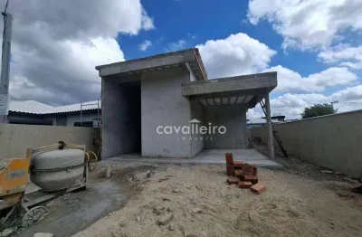 Casa condomínio dom village, com 3 dormitórios à venda, 113 m² por r$ 550.000 - ubatiba - maricá/rj
