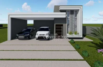 Casa linear em estilo contemporâneo à venda, 180 m² por r$ 950.000 - ubatiba - maricá/rj