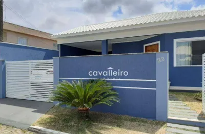 Casa com 3 dormitórios à venda, 198 m² - pertinho do novo mercado rede economia - inoã - maricá/rj