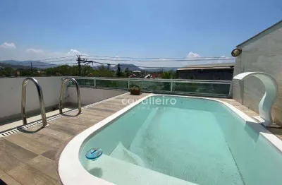 Casa com 2 dormitórios, área gourmet, piscina, 239 m² por r$ 1.150.000 - centro - maricá/rj