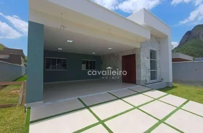 Casa com 4 dormitórios à venda, 170 m² por r$ 1.140.000,00 - cajueiros (itaipuaçu) - maricá/rj