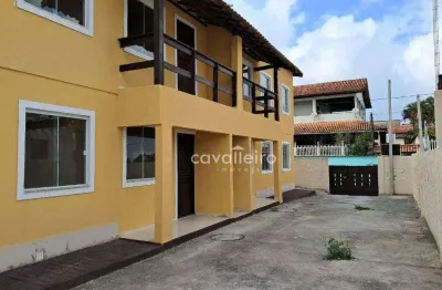 Apartamento com 2 dormitórios à venda, 57 m² por r$ 280.000,00 - itapeba - maricá/rj
