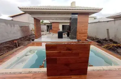 Casa com 3 dormitórios à venda, 125 m² por r$ 880.000,00 - jardim atlântico central (itaipuaçu) - maricá/rj