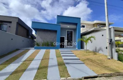 Casa com 3 dormitórios à venda, 110 m² por r$ 575.000,00 - pindobas - maricá/rj