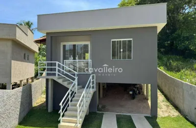 Condado de maricá, casa com 2 quartos, 1 suíte, à venda, 58 m² por r$ 350.000