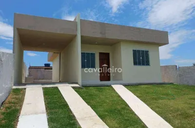 Casa com 2 dormitórios à venda, 84 m² por r$ 370.000,00 - jardim interlagos (ponta negra) - maricá/rj