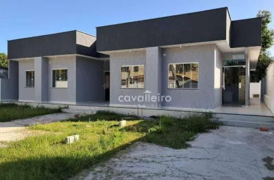 Casa com 2 dormitórios à venda, 57 m² por r$ 320.000,00 - são josé do imbassaí - maricá/rj
