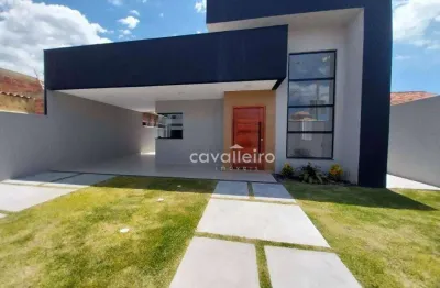 Casa com 3 dormitórios à venda, 127 m² por r$ 789.000,00 - jardim atlântico central (itaipuaçu) - maricá/rj
