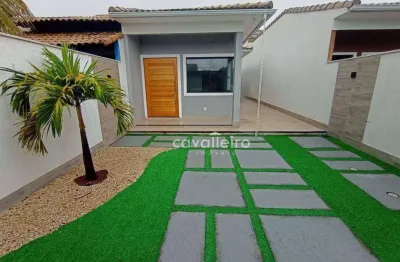 Ótima casa com 2 dormitórios à venda, 77 m² - Jardim Atlântico Leste - Maricá/RJ