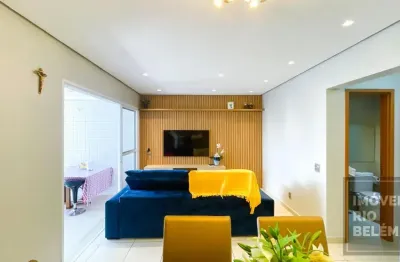 Torre solazzo, 112m², 3 suítes, 2 vagas, pedreira – belém pa