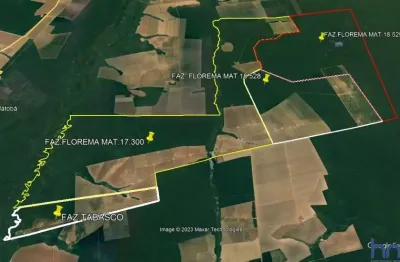 Fazenda com 4.600 hectares para agricultura em gaúcha do norte-mt