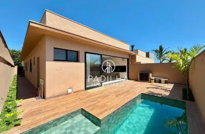 Casa térrea com 3 dormitórios à venda, 180 m² por r$ 1.300.000 - condomínio san marco i- ilha adriamar - ribeirão preto/sp