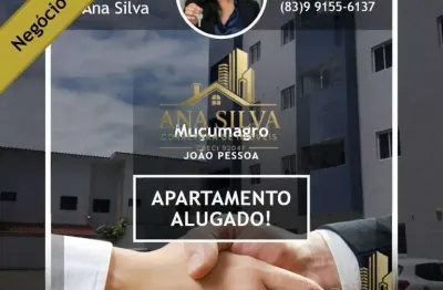 Apartamento com 2 quartos para alugar no Muçumagro, João Pessoa 
