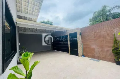 Casa isolada nova com 4 quartos, 4 suites, piscina,caiçara, pg