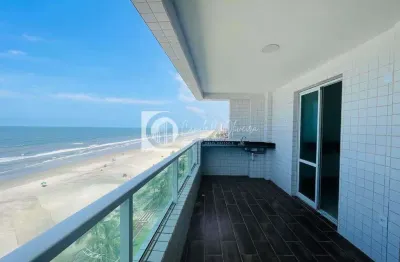 Locação   apartamento frente mar, 3 quartos, 1 suíte, flórida