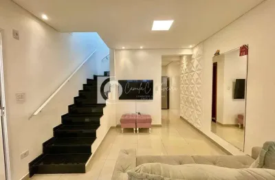 Sobrado com 2 quartos, balneário maracanã, praia grande - r$ 470 mil, cod: 1452