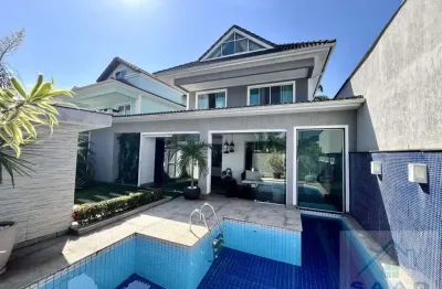 Casa para venda em rio de janeiro, recreio dos bandeirantes, 5 dormitórios, 5 suítes, 6 banheiros, 3 vagas