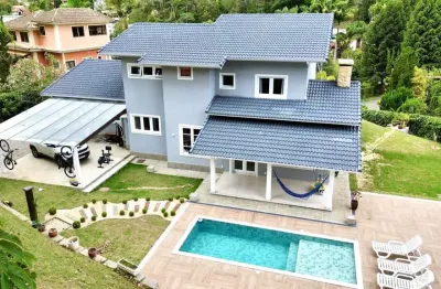 Casa para venda em teresópolis, parque do imbuí, 4 dormitórios, 4 suítes, 7 banheiros, 4 vagas
