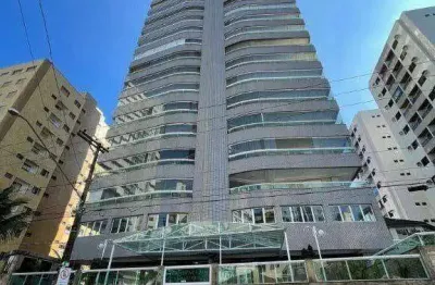 Apartamento 3 dormitórios, 170 m², r$ 710 mil, tupi, praia grande/sp
