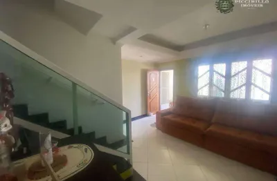 Sobrado com 3 dormitórios à venda, 110 m² por r$ 590.000,00 - vila guilhermina - praia grande/sp