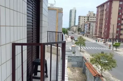 Apartamento 1 dormitório 1 vaga 350 metros da praia  à venda, 50 m² por r$ 295.000 - vila guilhermina - praia grande/sp