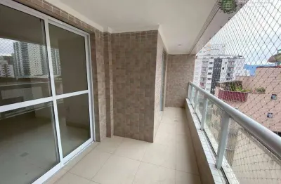 Apartamento 2 dormitórios, 1 suíte, 1 vaga, varanda, à venda, 70 m² por r$ 400.000 - ocian - praia grande/sp