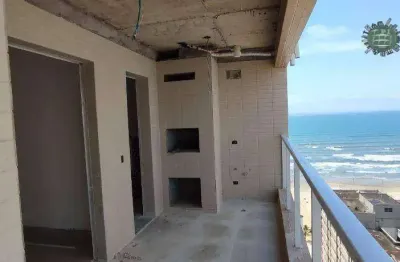 Apartamento com vista para o mar 2 dormitórios à venda, 77 m² por r$ 577.500 - tupi - praia grande/sp