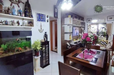 Apartamento à venda, 75 m² por r$ 470.000,00 - aviação - praia grande/sp