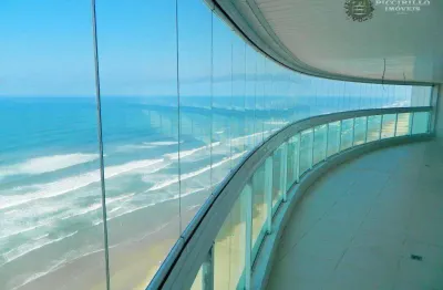 Apartamento com 3 dormitórios à venda, 206 m² por r$ 1.800.000,00 - caiçara - praia grande/sp