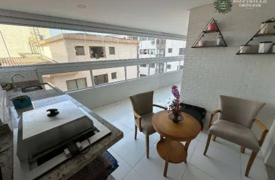 Apartamento com 2 dormitórios à venda, 107 m² por r$ 700.000,00 - aviação - praia grande/sp