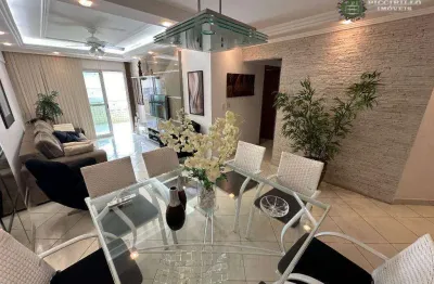 Apartamento com 3 dormitórios à venda, 134 m² por r$ 1.250.000,00 - vila guilhermina - praia grande/sp