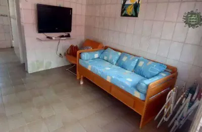 Casa de condomínio com 1 dormitório à venda, 50 m² por r$ 280.000 - aviação - praia grande/sp
