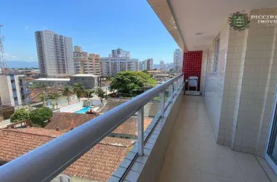 Apartamento com 2 dormitórios à venda, 64 m² por r$ 420.000,00 - aviação - praia grande/sp