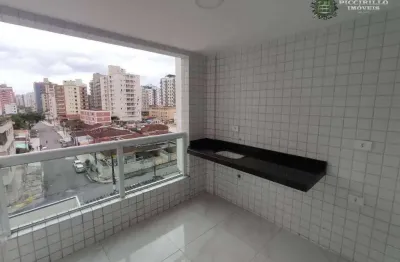 Apartamento com 2 dormitórios à venda, 78 m² por r$ 485.000 - tupi - praia grande/sp