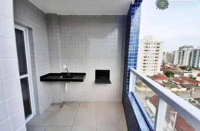 Apartamento com 2 dormitórios à venda, 60 m² por r$ 420.000,00 - vila guilhermina - praia grande/sp