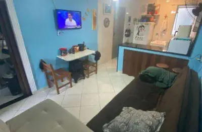 Kitnet com 1 dormitório à venda, 38 m² por r$ 189.000,00 - aviação - praia grande/sp