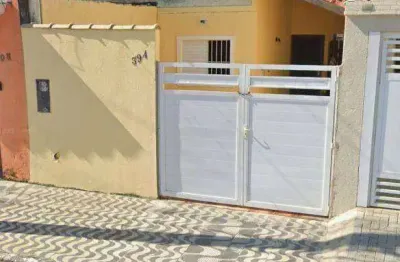 Casa com 2 dormitórios à venda, 74 m² por r$ 360.000 - maracanã - praia grande/sp