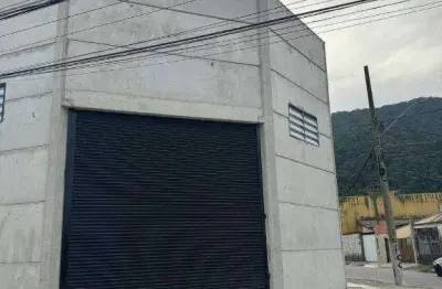 Galpão para alugar, 350 m² por r$ 9.000/mês - cidade das crianças - praia grande/sp