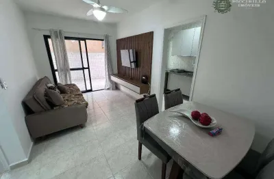 Apartamento com 1 dormitório à venda, 50 m² por r$ 309.000 - aviação - praia grande/sp