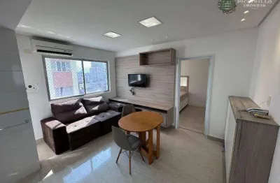 Apartamento com 1 dormitório à venda, 40 m² por r$ 269.000 - boqueirão - praia grande/sp